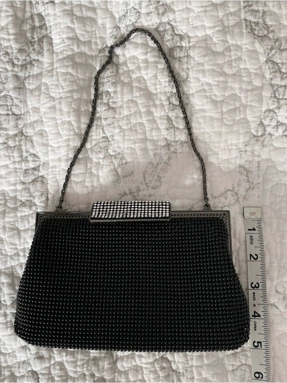 Whiting & Davis Chain Shoulder Bag